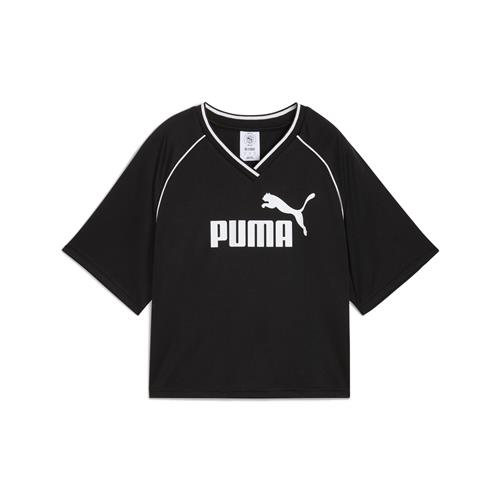 PUMA Funktionsbluse 'Essential'  sort / hvid