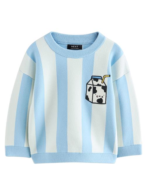 Next Pullover  lyseblå / sort / offwhite