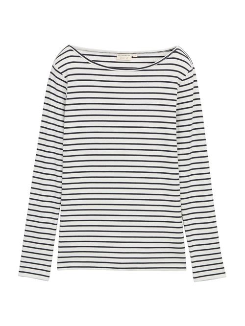 TOM TAILOR Shirts  mørkeblå / hvid