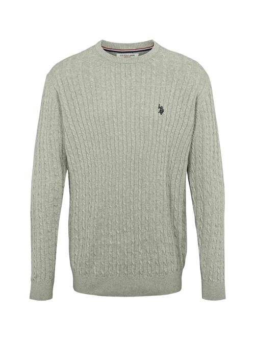 U.S. POLO ASSN. Pullover 'UMMads'  grå-meleret / sort