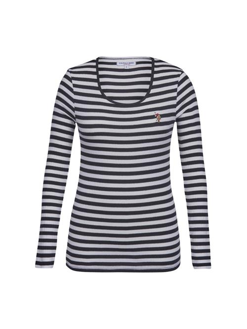 U.S. POLO ASSN. Shirts 'UWChanett'  sort / hvid