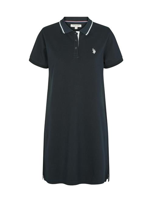 U.S. POLO ASSN. Blusekjole 'UWIka'  mørkeblå / hvid