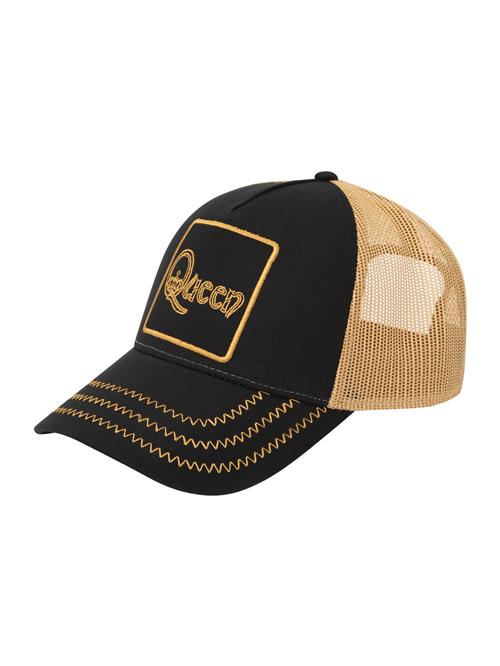 AMPLIFIED Hætte 'Queen'  camel / sort