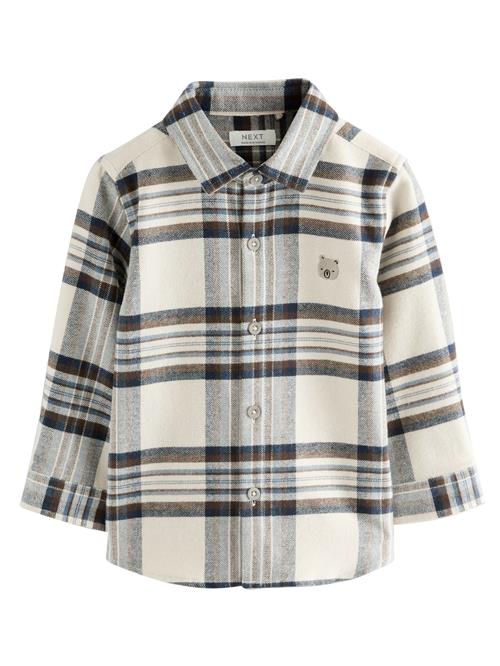 Next Skjorte  sand / lyseblå / brun