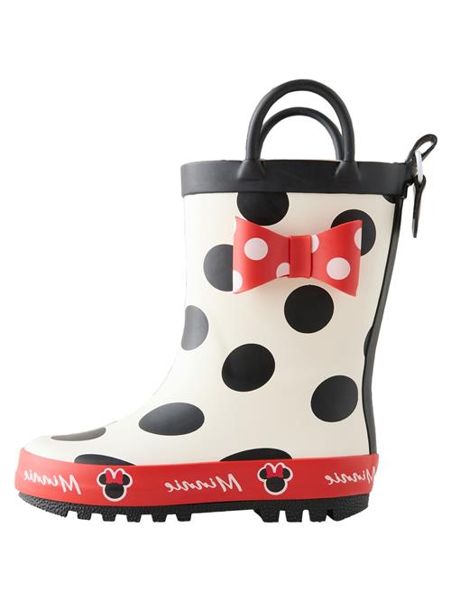 Next Gummistøvler 'Minnie Mouse'  rød / sort / hvid