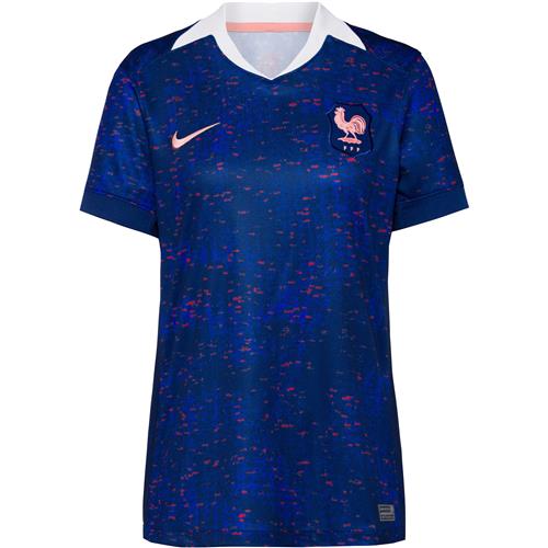 NIKE Fodboldtrøje 'Frankreich'  ensian / lyserød / hvid