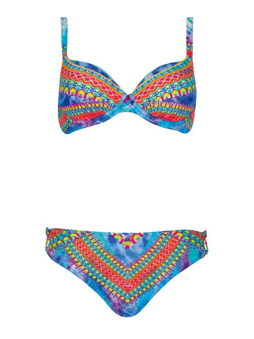 SUNFLAIR Bikini  lyseblå / orange / pink / rød