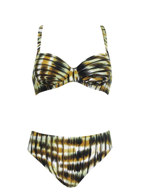 SUNFLAIR Bikini  cognac / sort / hvid