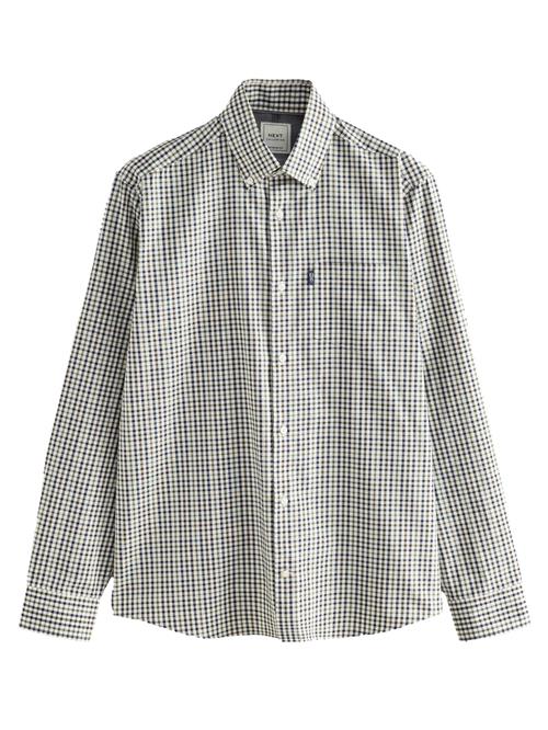 Next Skjorte  navy / brun / naturhvid