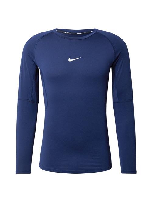 NIKE Funktionsskjorte 'Pro'  navy / hvid