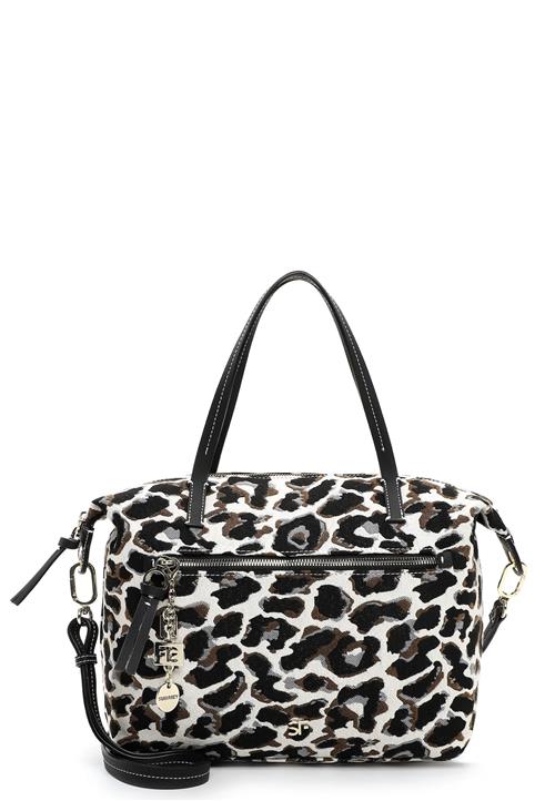 Suri Frey Shopper 'Tammy'  ecru / brun / sort