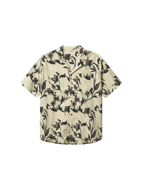 GABBA Skjorte 'Sven'  beige / mørkegrå