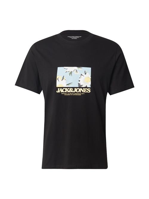 JACK & JONES Bluser & t-shirts  blå / orange / sort / hvid