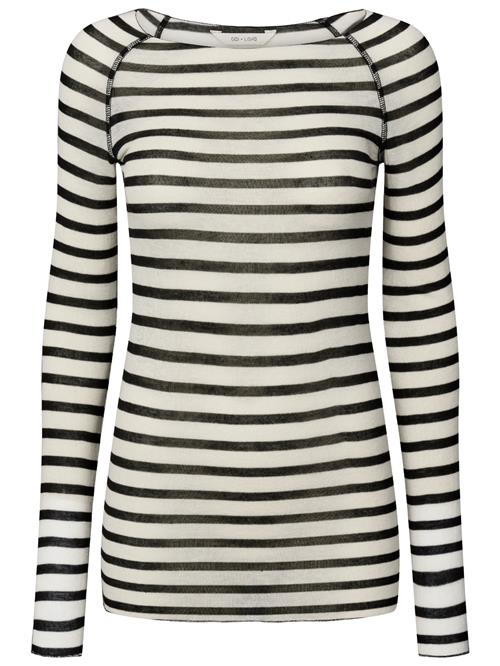 Gai+Lisva Pullover 'Amalie'  lysebeige / sort