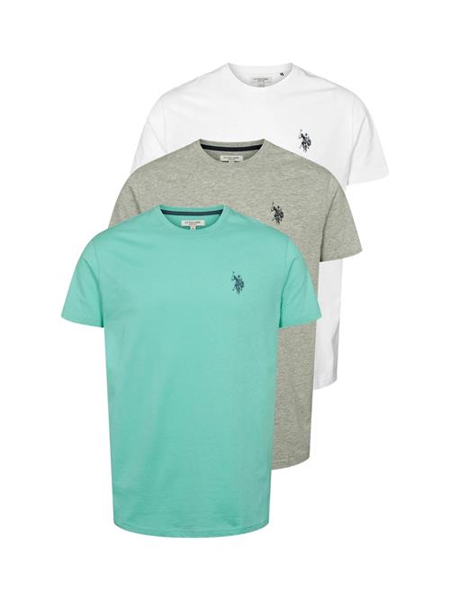 U.S. POLO ASSN. Bluser & t-shirts 'UMBetil'  navy / turkis / grå-meleret / hvid