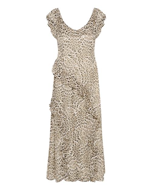 SOAKED IN LUXURY Kjole 'Anaya'  beige / brun