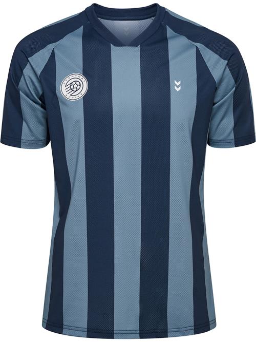 Hummel Funktionsskjorte 'Pulse'  navy / cyanblå / hvid