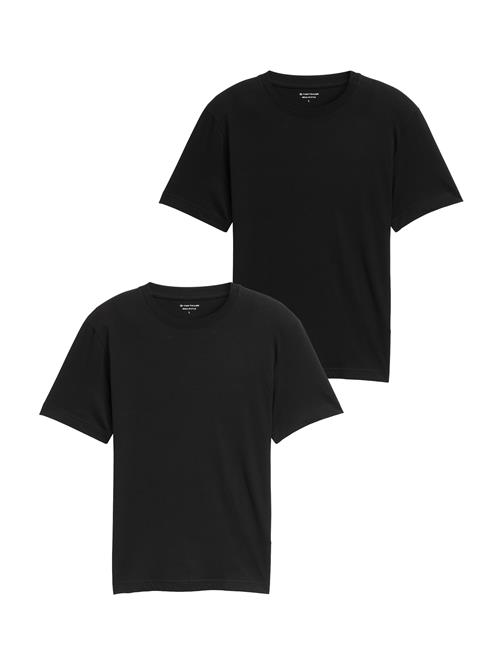 TOM TAILOR Bluser & t-shirts  antracit / sort