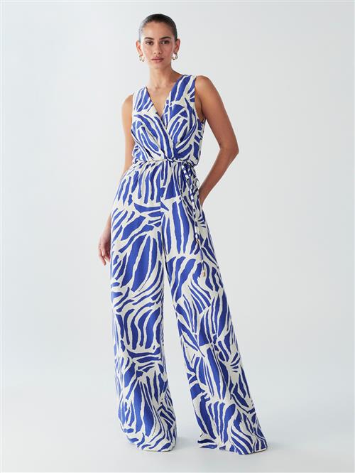 BWLDR Jumpsuit 'Parkes'  blå / hvid