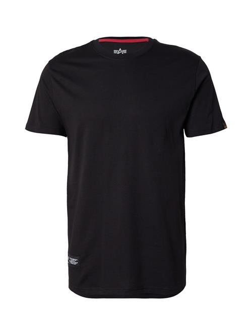 ALPHA INDUSTRIES Bluser & t-shirts  sort / hvid