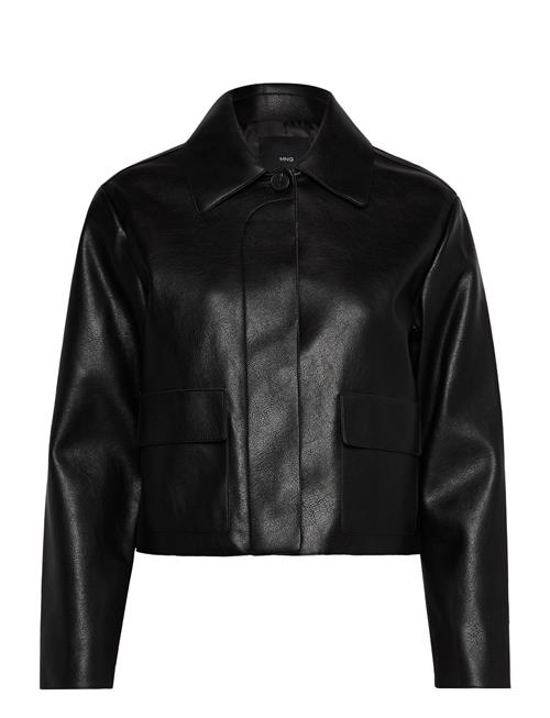 Mango | Faux-Leather Jacket With Pockets | XS