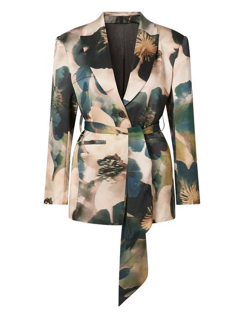 Malina | Liv Satin Wrap Blazer | 34