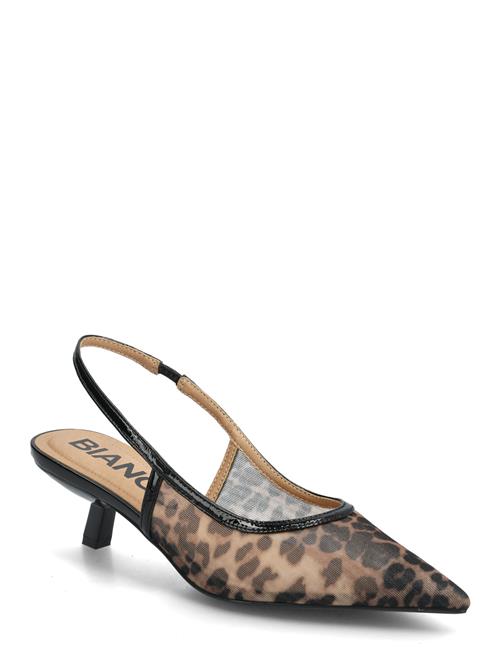 Bianco | Biakristin Kitten Heel Slingback Mesh | 38