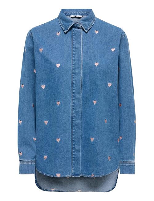 ONLY | Onlvera Ls Heart Dnm Shirt Gua | XS