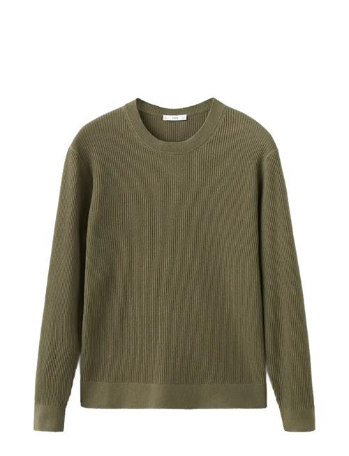 Mango | Fine Rib-Knit Cotton Sweater | S