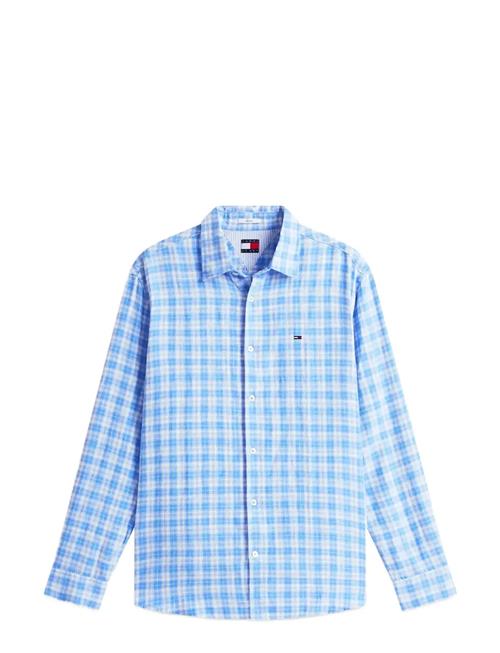 Tommy Jeans | Tjm Rlx Linen Blend Check Shirt | XS