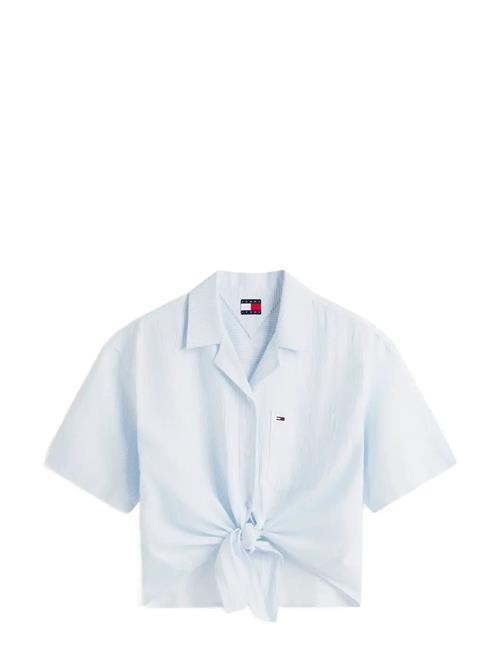 Tommy Jeans | Tjw Tie Front Linen Shirt | L