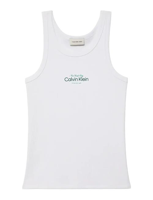 Calvin Klein Jeans | Contour 2X2 Rib Graphic Tank | XL