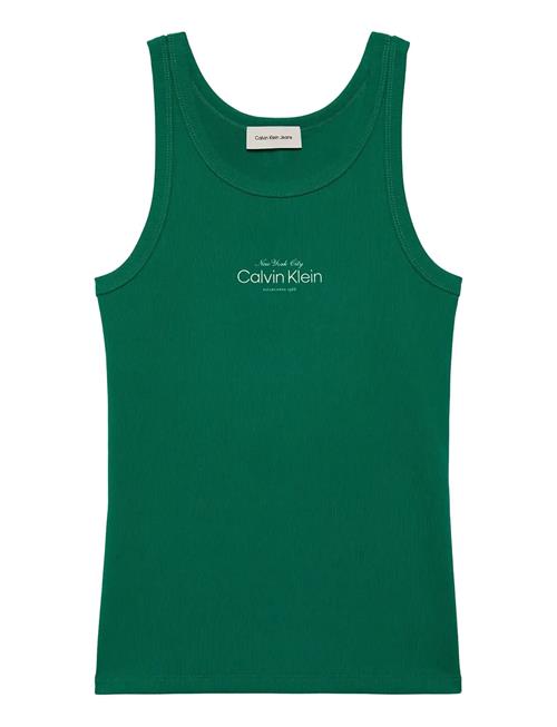 Calvin Klein Jeans | Contour 2X2 Rib Graphic Tank | S