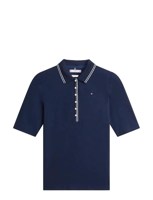 Tommy Hilfiger | Lyocell Tipping Slim 1/2Slv Polo | S