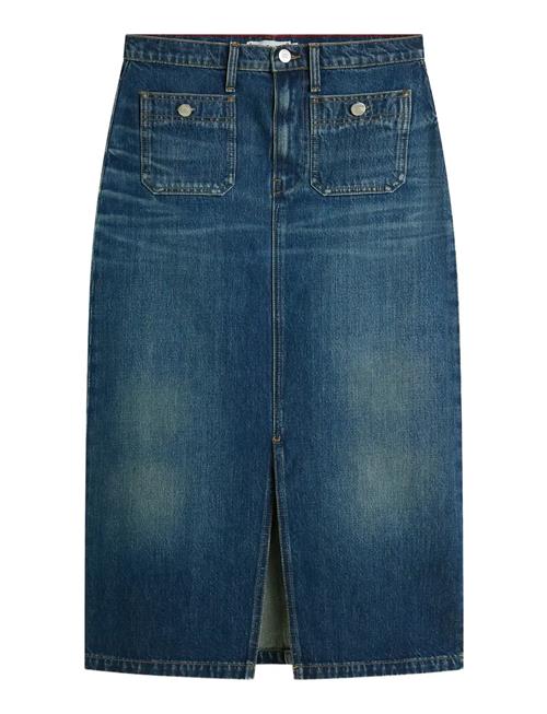 Tommy Hilfiger | Dnm Nate Midi Straight Skirt Hw | 44