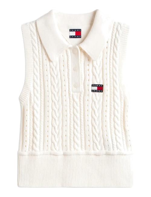 Tommy Jeans | Tjw Gmd Cable Polo Sweater | L