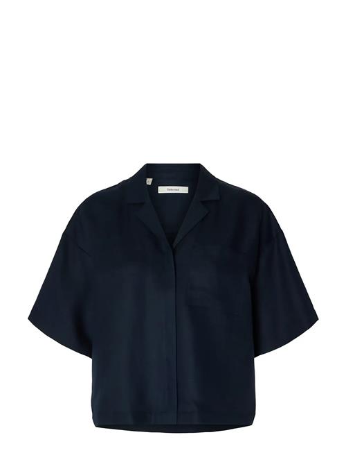 Selected | Slflyra 2/4 Boxy Linen Blend Shirt Noos | 42