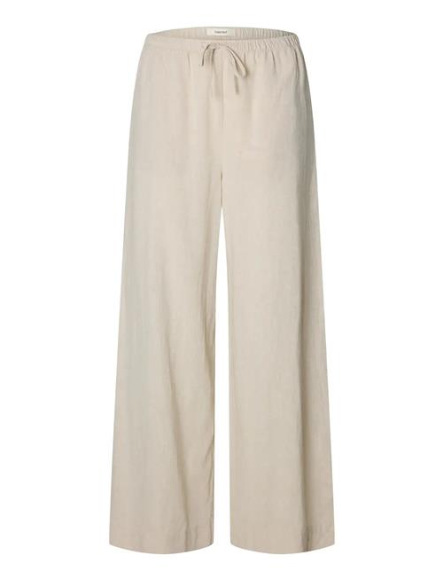 Selected | Slfluisa Mw Wide Linen Blend Pant Noos | 38
