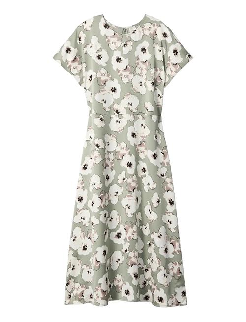 Calvin Klein | Matte Satin Ss Midi Dress | XS