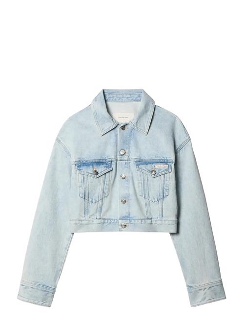 Calvin Klein Jeans | Denim Cropped Trucker Bleached B | S