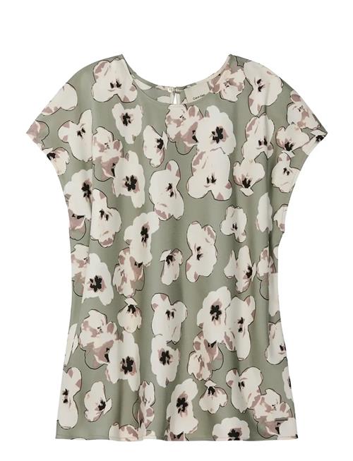 Calvin Klein | Printed Matte Satin Sheath Top | XS