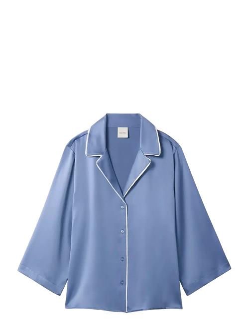 Calvin Klein | Satin Ss Shirt | XS
