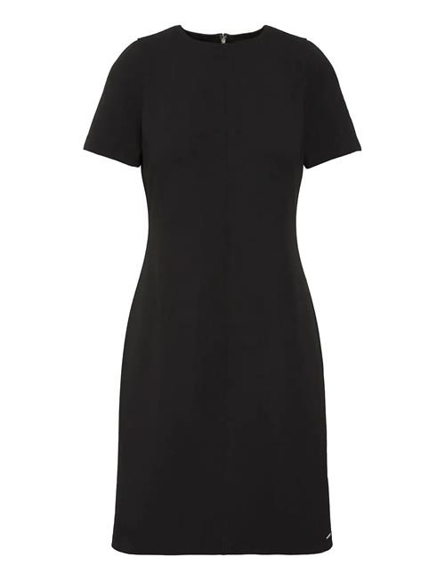 Calvin Klein | Scuba Crepe Knee Length Ss Dress | L