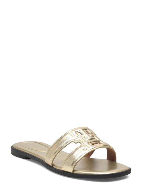 Tommy Hilfiger | Th Logo Strap Mule Gold | 37