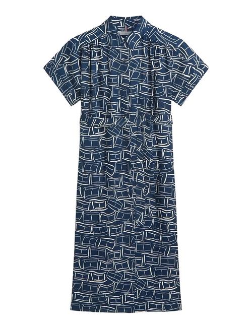 Tommy Hilfiger | Linen Belted Knee Ss Shirt Dress | M