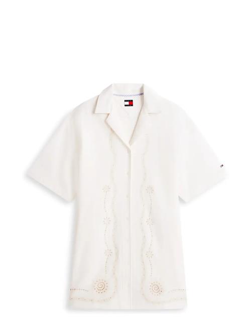 Tommy Jeans | Tjw Linnen Broderie Shirt Dress | M