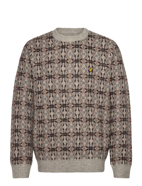 Lyle & Scott | Brushed Intarsia Crew Neck Jumper | XL