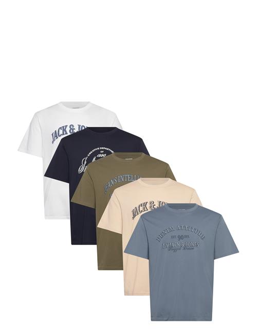 Jack & Jones | Jjedenver Graphic Tee Ss O-Neck 5Pk Mp | L