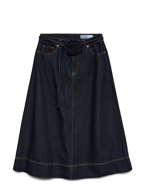 Vero Moda | Vmruth Hr Rose Belt Denim Skirt Si346 | M