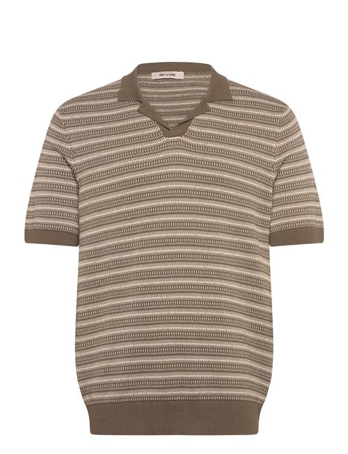 ONLY & SONS | Onstilo Life Reg Ss Split Neck Knit Noos | S